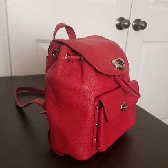 Coach Mini Leather Backpack - Picture 3 of 9